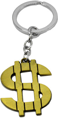 

Faynci Fashion High Quality Stainless Steel Dollar Sign Keychains Men and Women Key Chain