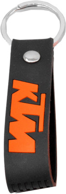 

Faynci KTM Inspired Double Sided Silicon Keychain Car keychain collectible Black Key Chain