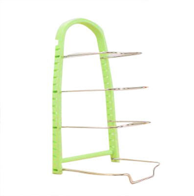 

SYGA Kitchen Organizer Rack with hooks home organizer racks 42cm*24cm Stainless Steel Kitchen Rack(Green)