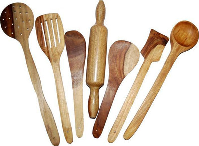 

CraftOnline Wood Ladle(Pack of 7)