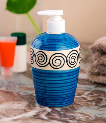 

Sforzi Ceramic liquid soap dispenser 450 ml Gel, Lotion, Conditioner, Soap, Shampoo Dispenser(Multicolor)