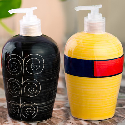

Sforzi liquid soap dispenser 450 ml Lotion, Shampoo, Soap, Gel Dispenser(Multicolor)