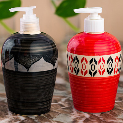 

Sforzi liquid soap dispenser 450 ml Lotion, Shampoo, Soap, Gel Dispenser(Multicolor)