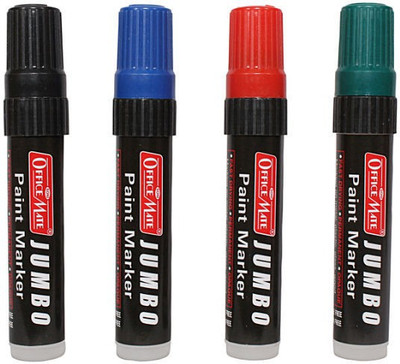 

Soni Officemate Jumbo Paint Markers(Set of 4, Multicolor)