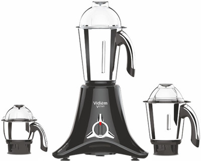 

Vidiem V Star Chrome 750 W Mixer Grinder(Black, 3 Jars)