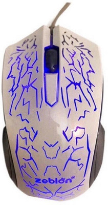 

Zebionspider Zebion spider G3 high precision 1 gaming mouse with different lighting high performance optical Wired Optical Gaming Mouse(USB, White)