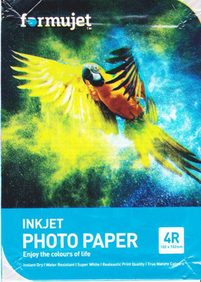 

White Sky Photo Paper for Inkjet Printers 4" x 6" (4R) 180 GSM unruled 4inch x 6inch Photo Paper(Set of 1, White)