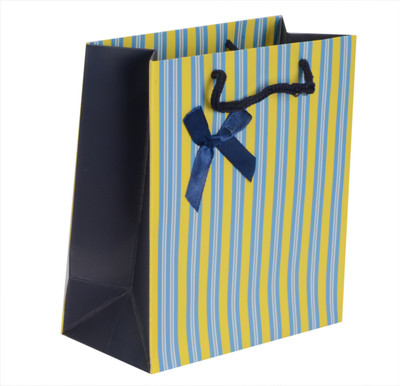 

Enwraps Printed Party Bag(Yellow, Pack of 12)