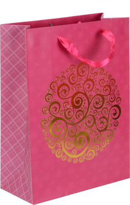 

Enwraps Printed Party Bag(Purple, Pack of 12)
