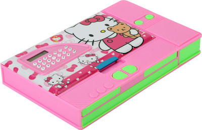 

Aarvi Hello Kitty Cartoon Character Print Art Plastic Pencil Box(Set of 1, Multicolor)