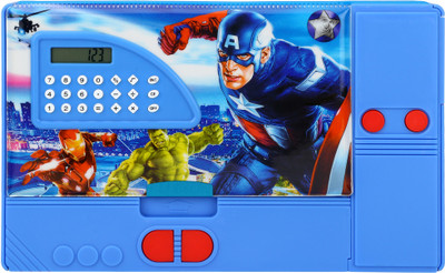 

Asera Avengers Cartoon Art Plastic Pencil Box(Set of 1, Blue)