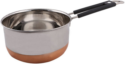 

HardRoss saucpan Milk Pan 17 cm diameter(Stainless Steel), Multicolor