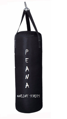 

PEANA Online Series 2.0 Feet Long, CANVAS Material, Black Color, Unfilled with Hanging Straps Hanging Bag(2.0, 24 kg)
