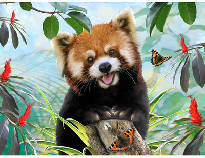

Prime 3D Howard Robinson Red Panda Super 3D Puzzle(63 Pieces)