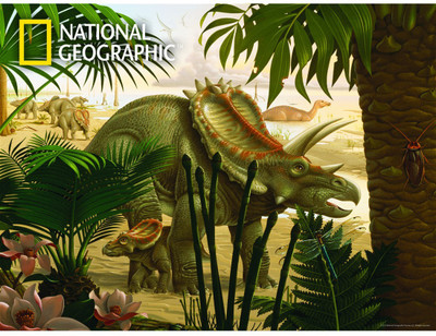 Prime 3D National Geographic Stenonychosaurus Super 3D Puzzle(500 Pieces)