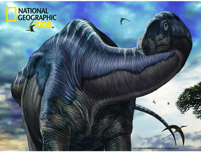 Prime 3D National Geographic Argentinosaurus Super 3D Puzzle(63 Pieces)