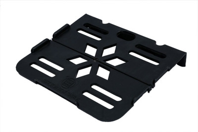 

GoodsBazaar Plastic Wall Shelf(Number of Shelves - 1, Black)