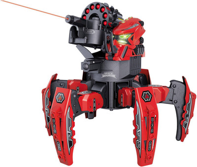 

Emob Dark Mars Spider Space Warrior Blaster Fighting Robot Remote Control toy With Lesser Target Pointer(Red)