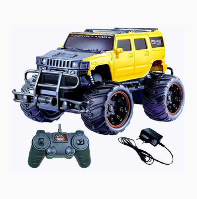 

JAYNIL ENTERPRISE Mad Racing New Edition Cross Country Hummer Style Car(Yellow)