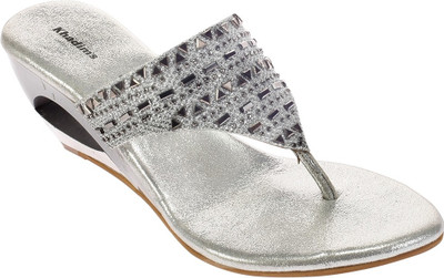 

Khadim's Women Silver Wedges
