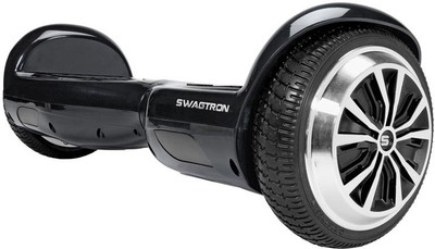 

swagtron T1 UL2272 Certified Hands Free Two Wheel Self Balancing Electric Scooter; Patented Battery Protection Scooter(Black)
