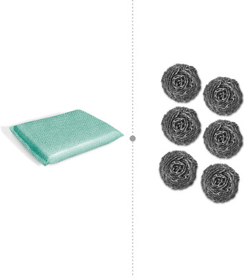 SpotZero VR7913 Scrub Pad(Regular, Pack of 7)