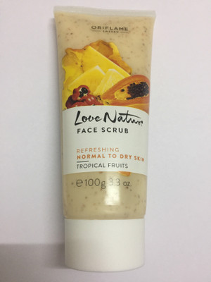 

Oriflame Sweden love nature tropical fruit scrub Scrub(100 ml)