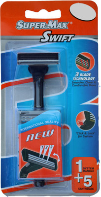 

Super Max Swift 3 blade razor(pack of 2)