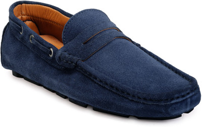 

Teakwood leather shoes Loafers For Men(Blue