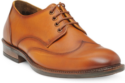 

Teakwood leather shoes Derby For Men(Tan