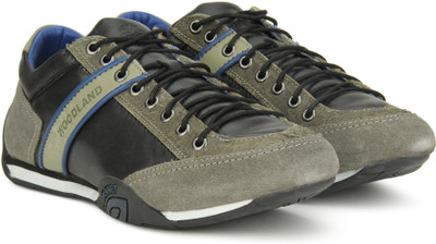 Woodland Sneakers For Men(Black, Grey, Dgrey