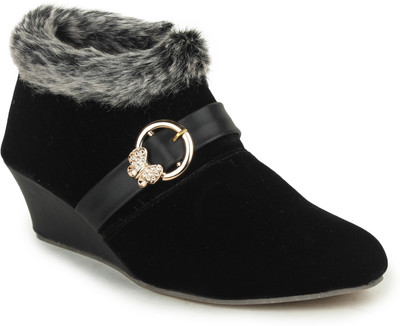 

Moonwalk Boots For Women(Black