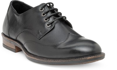 

Teakwood leather shoes Derby For Men(Black