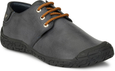 

El Paso Men's Blue Artificial Leather Lace Up Comfort Casual Shoes Outdoors For Men(Blue