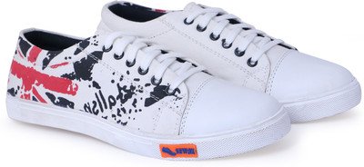 

John Sumi Casual White Shoes Casuals For Men(White