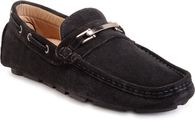 

Teakwood leather shoes Boat Shoes For Men(Black