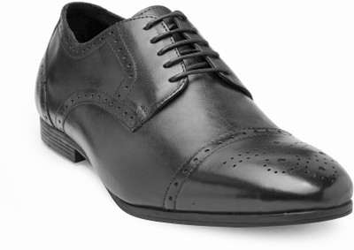 

Teakwood leather shoes Derby For Men(Black