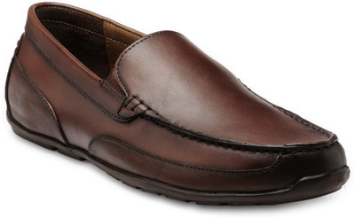 

Teakwood leather shoes Slip On For Men(Brown