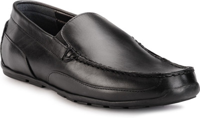 

Teakwood leather shoes Slip On For Men(Black
