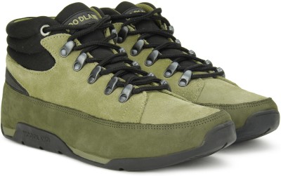 woodland boots olive green