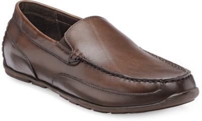 

Teakwood leather shoes Loafers For Men(Brown