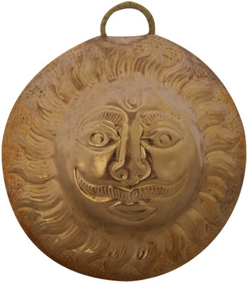 

Divya Mnatra Embossed Copper Vastu Surya Wall Hanging Decorative Showpiece - 13 cm(Copper, Brown)