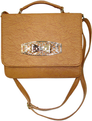 

Trendy Women Casual Yellow PU Sling Bag