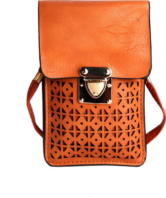 

Hawai Girls Casual Brown PU Sling Bag