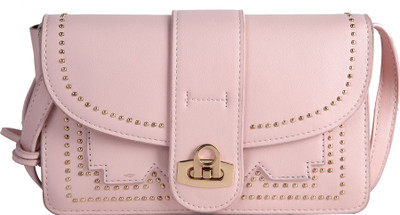 

Hawai Girls Casual Pink PU Sling Bag