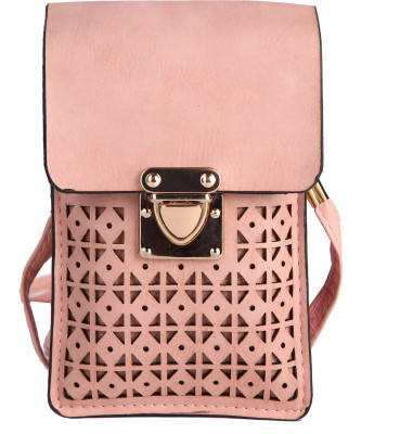 

Hawai Girls Casual Pink PU Sling Bag