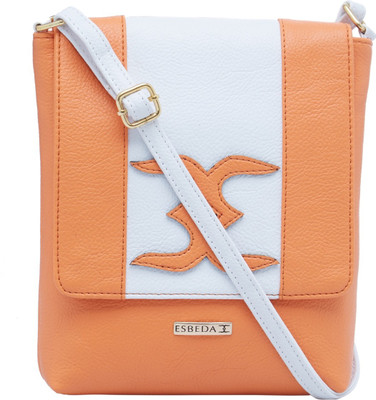 

ESBEDA Women Casual Orange PU Sling Bag