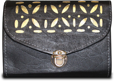 

Akshat Girls Casual Black PU Sling Bag