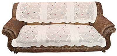 KUBER INDUSTRIES Cotton Solid 3 Seater Sofa Cover(Multicolor Pack of 2)