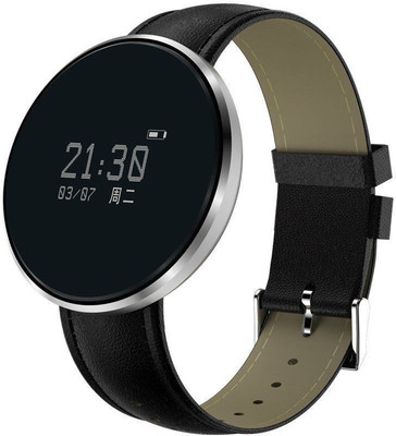 

Generic CF006 Smart Watch Heart Rate Blood Pressure Blood Oxygen Monitor Leather Strap Smartwatch(Black Strap Free Size)